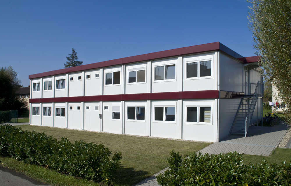 Zweigeschossiges Seniorenheim in Modulbauweise