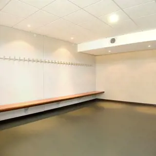 Vestiaire de terrain de tennis
